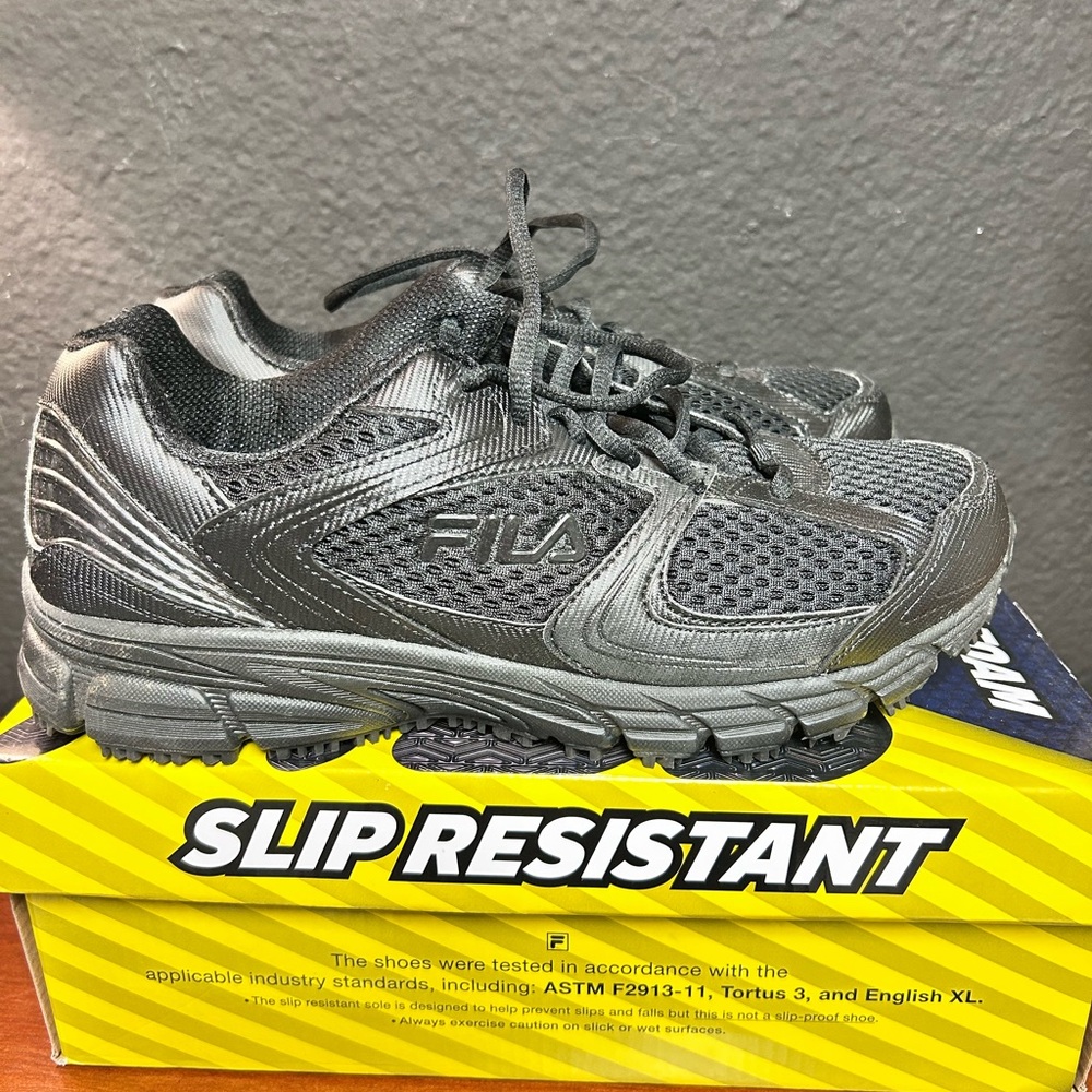 FILA Memory Workshift Men's Skybolt SR Shoes WIDE SZ 10 4E Slip Resistant